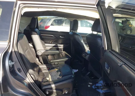 2014 Toyota Highlander Limited V6 из США, поврежденный, VIN 5TDDKRFH0ES021173